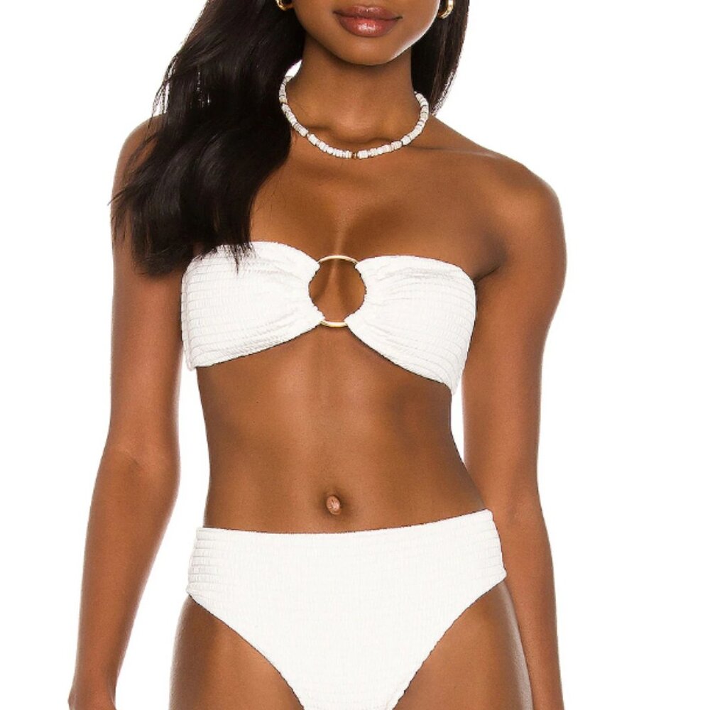 NWT PQ Pure Ring Bandeau and Bottoms SET